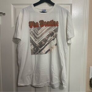 The Beatles White Graphic T-Shirt (Used)